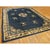 Classic Ivory Blue Color Antique Floral Medallion Pattern Chinese Peking Rug For Sale - Image 4 of 9