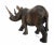 Wood Mid 20th Century African Carved Wood Black Rhinoceros Sculpture For Sale - Image 7 of 13