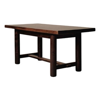 Pine Table attributed to Georges Robert, France, 1960s For Sale