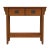 Wood Larina Burl 2 Drawer Console Table, Medium Brown For Sale - Image 7 of 7