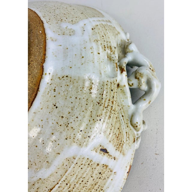 Mid-Century Vintage Studio Pottery Handmade Bowl For Sale - Image 4 of 9