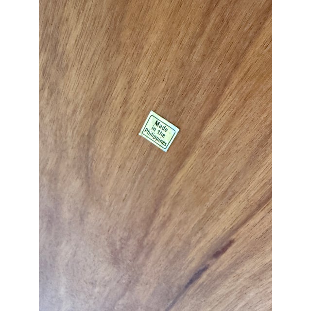 Mid-20th Century Coastal Boho Refinished Pencil Rattan Chest of Drawers For Sale - Image 10 of 12