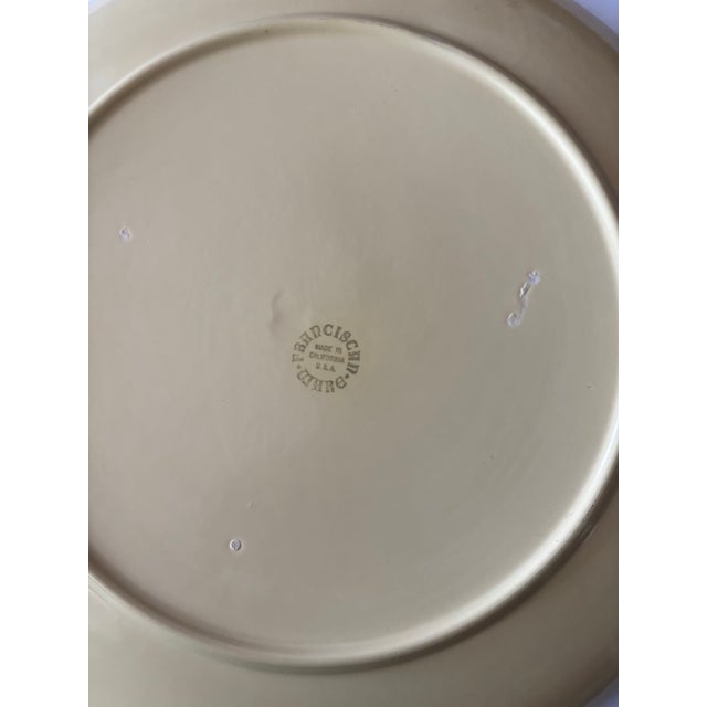 Chinese 1940s Franciscan Ware Coronado Yellow Platter For Sale - Image 3 of 3