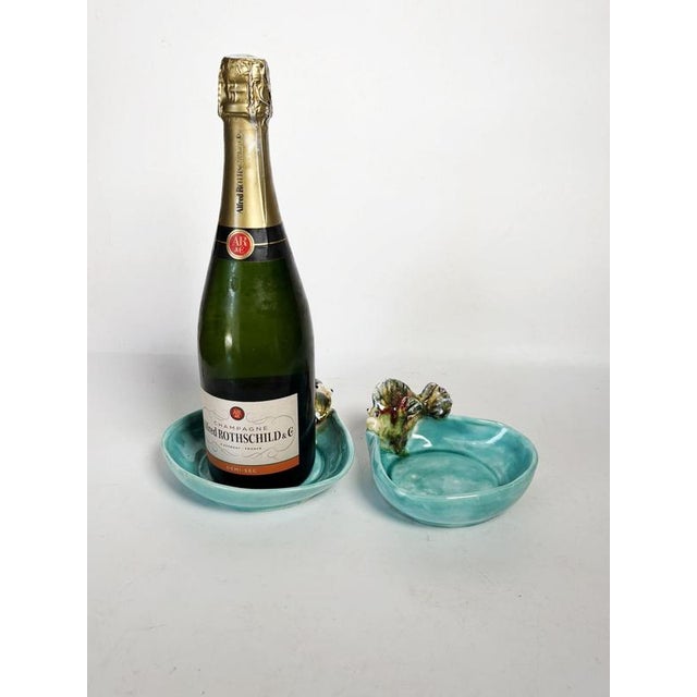 Vintage French Ceramic Serving Dishes, 1960, Set of 2 For Sale - Image 3 of 12