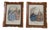Mid 20th Century Miroir Des Modes French Fashion Prints, Framed - a Pair For Sale