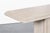 Ivory Vintage Italian Postmodern Bullnose Edge Travertine Console Table For Sale - Image 8 of 12
