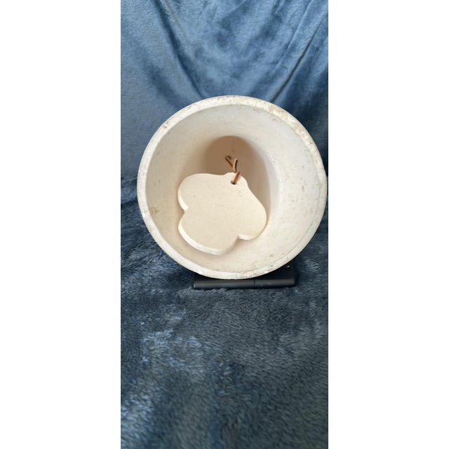 Vintage Sandien Signed Hopi Ceramic Tower Bell 13" - Large Abstract Owl Motif For Sale In Minneapolis - Image 6 of 12