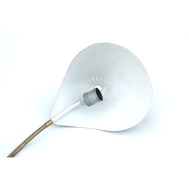 Metal Cobra Desk Table Lamp, 1950s For Sale - Image 7 of 9