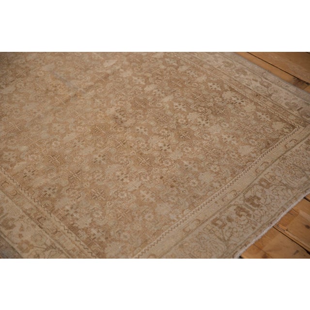 Sand Vintage Distressed Bijar Rug - 3'7" x 5'2" For Sale - Image 8 of 13