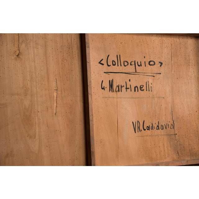 G. Martinelli, Composition, Oil on Cardboard, 1962 For Sale - Image 15 of 16