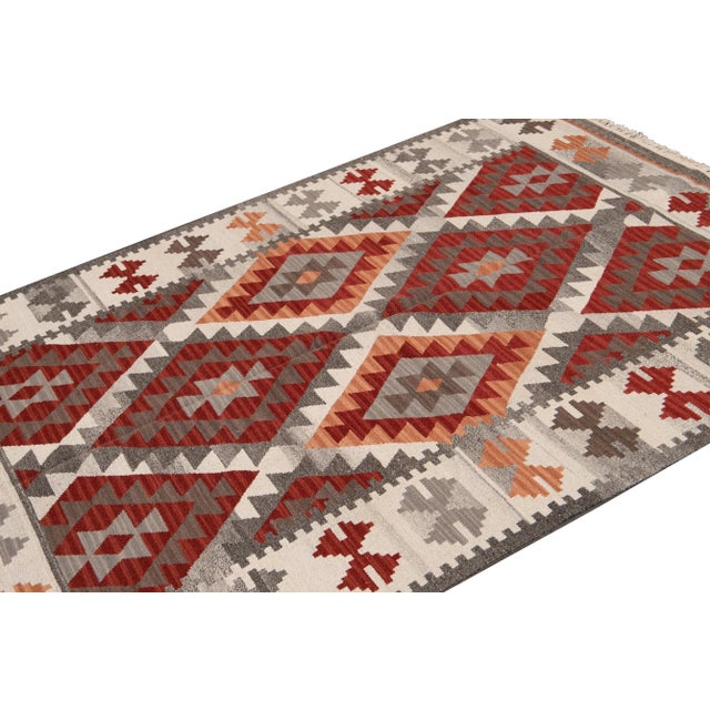 21st Century Modern Kilim Rug 4' 10'' X 6' 10'' For Sale - Image 11 of 12