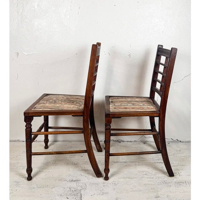 Late 19th Century Aesthetic Movement Dining Chairs, Set of 6 For Sale - Image 13 of 18