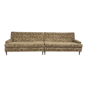 2 Piece Sectional Mid Century Modern in the Style of Tomlinson