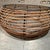 1980s Round Wicker Metal Wrapped Basket Farmhouse Rustic Desig For Sale - Image 5 of 9
