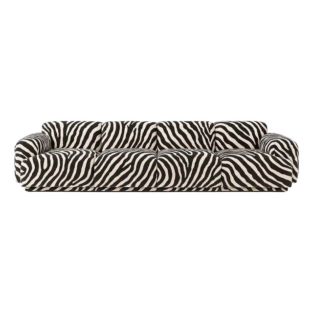 Abundancia Sofa in Zebra by Moanne For Sale