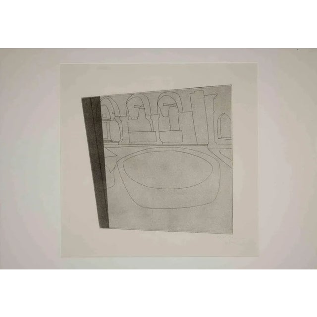 Torcello ii is an original artwork realized by ben nicholson in 1967. Hand signed and dated on the lower right margin. Not...