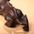 Vintage Bronze Recumbent Beast Statue - Gilt Animal Figurine For Sale - Image 9 of 10