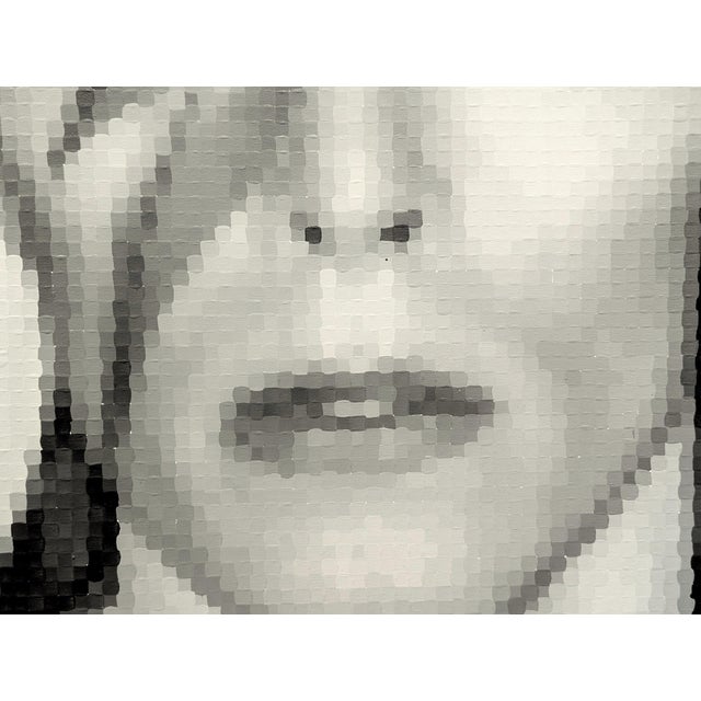 Francisco Vital "David Bowie Ziggy Stardust" Contemporary Pop Art Pixelated Portrait Painting, 2021 For Sale - Image 9 of 10