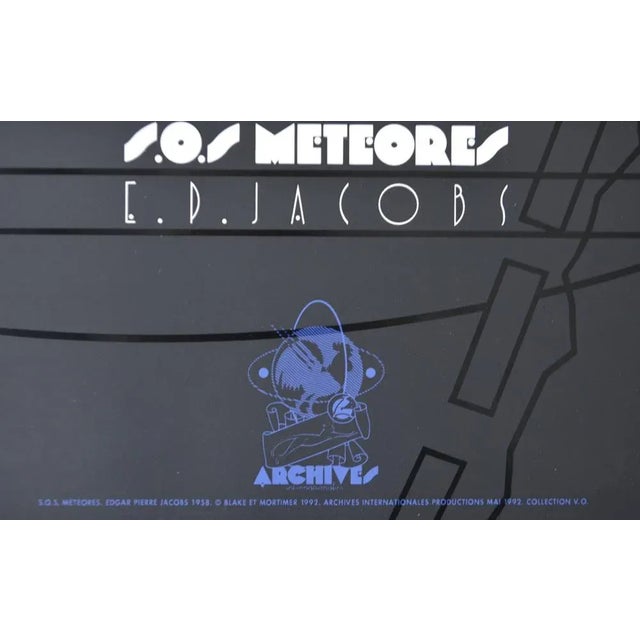 Edgar P. Jacobs, SOS Meteors, 1992, Serigraph For Sale - Image 5 of 15