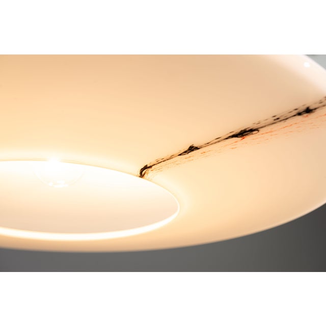 Black Glass Cirrus UFO Pendant from Peill & Putzler, 1970s For Sale - Image 8 of 12