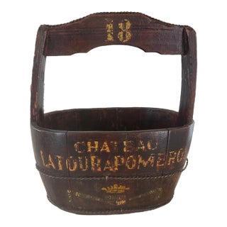 Vintage French Wood,Fruit Picking Basket. For Sale