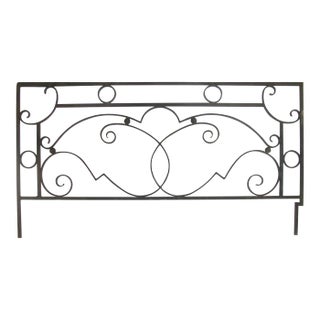 Large French Iron Architectural Element For Sale