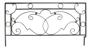 Large French Iron Architectural Element