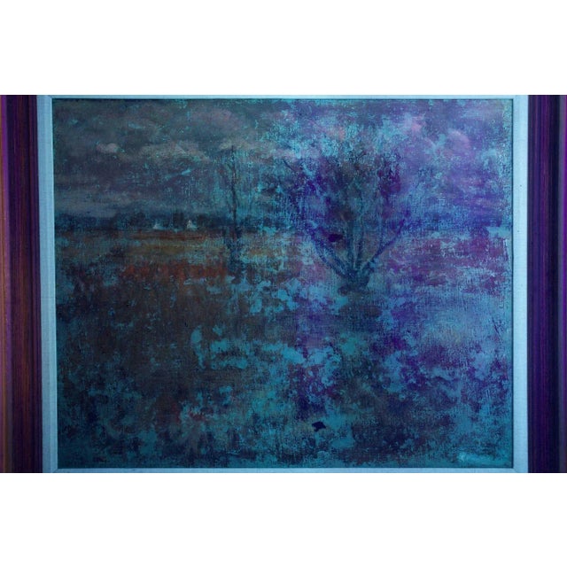 Pennsylvania Impressionist Landscape Painting "Evening Pasture" by Frederick Wagner For Sale - Image 11 of 12