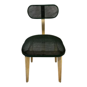 Metal Mesh MCM Chair in the Manner of Jean Prouve