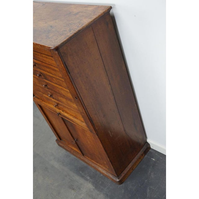 Antique French Walnut Clock Cabinet, 1920s For Sale - Image 17 of 18