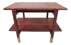 1960s Mid-Century Two-Tier End Table