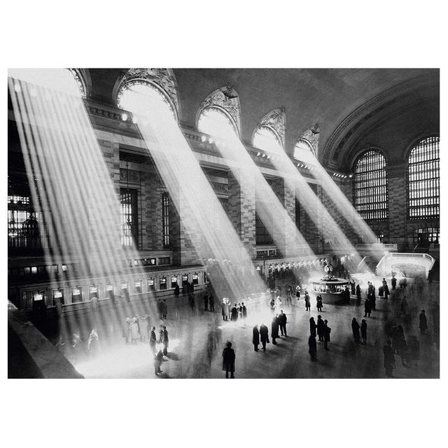 'Sun Beams Into Grand Central Station' Unframed Archival Pigment Print For Sale