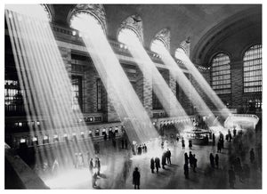 'Sun Beams Into Grand Central Station' Unframed Archival Pigment Print