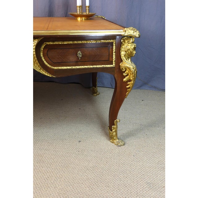 Large Louis XV Style Desk, 1890s For Sale - Image 11 of 16