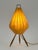 Brown Mid-Century Modern Cocoon Table Lamp, Germany, 1960s For Sale - Image 8 of 18