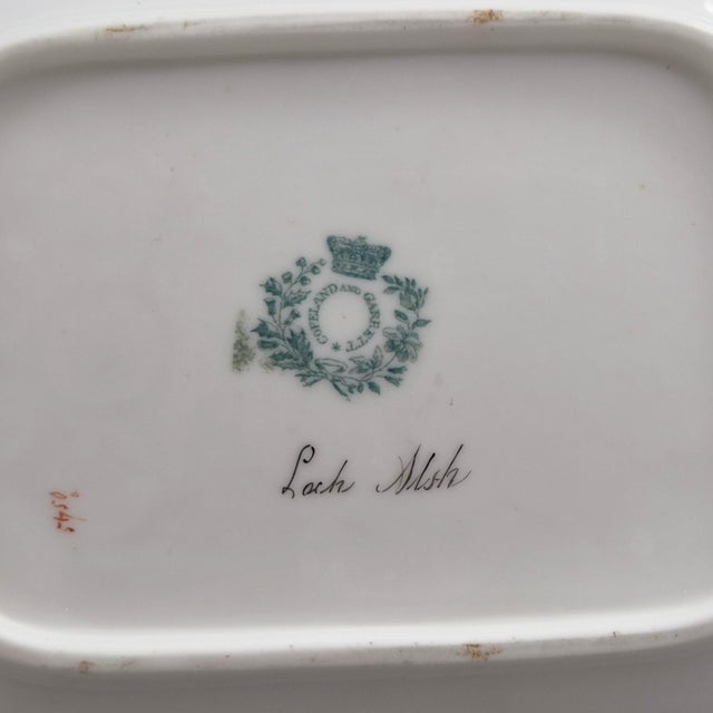 Porcelain Dishes with Scottish Landscapes by Copeland and Garrett, 1847, Set of 2 For Sale - Image 12 of 14