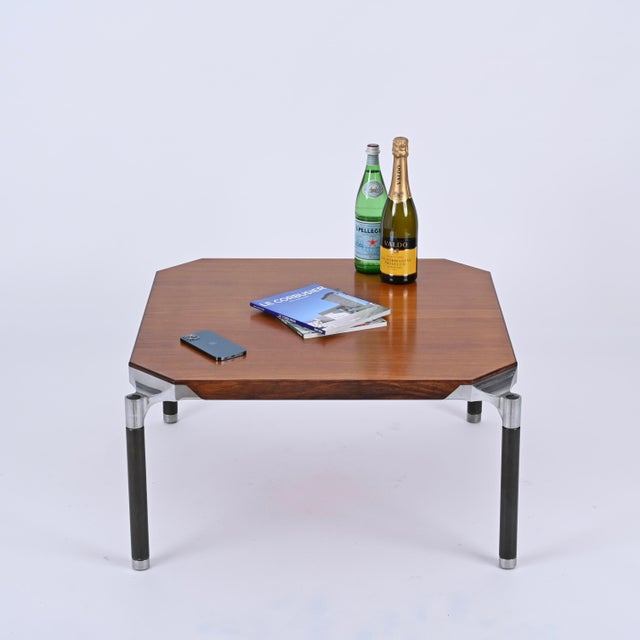 Square Urio Coffee Table attributed to Ico Parisi for Mim Roma, Italy, 1960s For Sale - Image 15 of 16