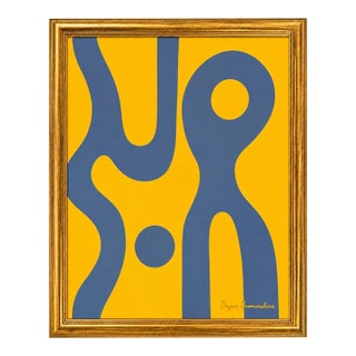 Golden Echoes Painting Framed by Bryan Boomershine For Sale