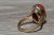 1900 - 1909 The Coconut Creek: Antique Turn of The Century Mediterranean Coral Ring For Sale - Image 5 of 10