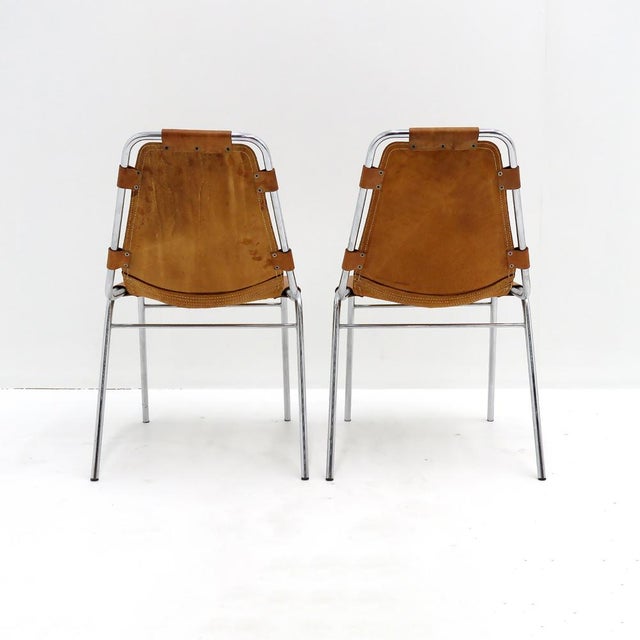 ‘Les Arcs’ Chairs Selected by Charlotte Perriand, 1960 For Sale In Los Angeles - Image 6 of 11
