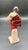 Beautiful rare vintage Royal Doulton Art Deco figurine featuring a striking red and black color scheme, wearing a vibrant...