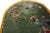 Art Deco 1930s Green Floral Oval Antique Chinese Art Deco Rug 6' X 8' 10" Handknotted Wool Carpet For Sale - Image 3 of 6