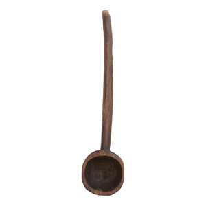 Deep Bowl Vintage Wooden Ladle