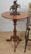 Brown Antique Victorian English Round Tripod Side Table in Mahogany, 1890 For Sale - Image 8 of 8