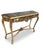 1960s Gold Leaf Console Table With Marble Top For Sale - Image 10 of 11