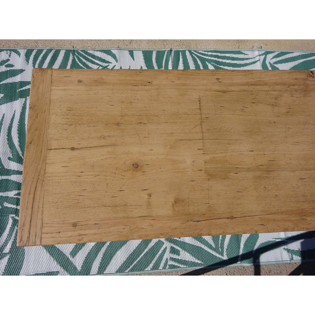 Oak Desk with 2 Drawers, 1930s For Sale - Image 17 of 18