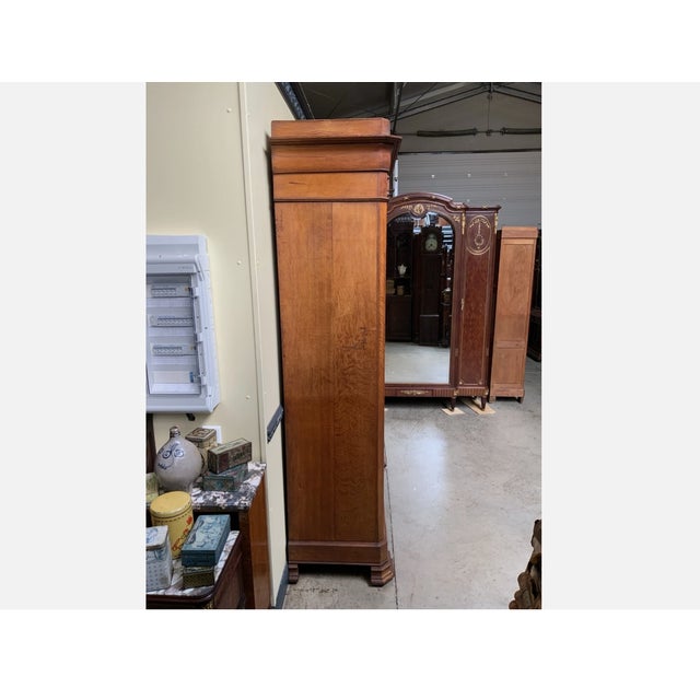 Antique Wardrobe in Oak, 1900 For Sale - Image 4 of 10
