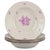 Deep Plates with Purple Floral Motifs from Herend, Hungary, Set of 4 For Sale - Image 9 of 9