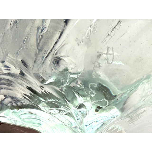 Art Deco Late 20th Century Suzanne Regan Pascal Slag Glass Sculpture For Sale - Image 3 of 14