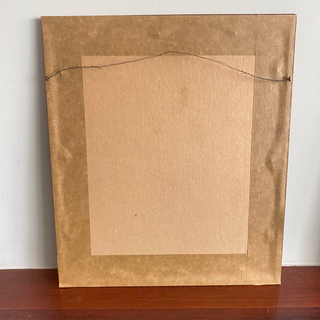 Antique Framed Offset Botanical Lithograph by Louis Van Houtte, Plerma Elegans For Sale - Image 4 of 4